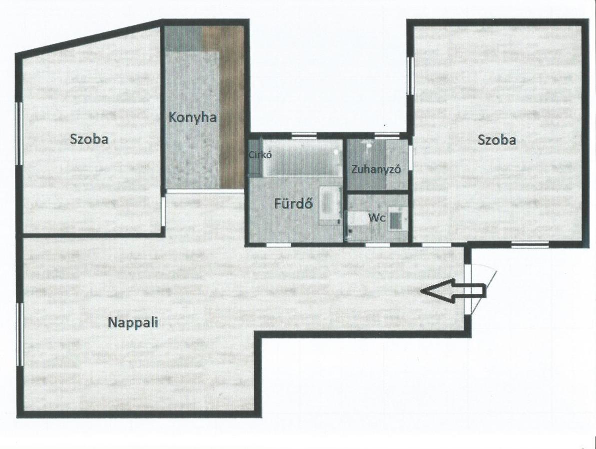 Apartment With 2 Bedrooms Near Gellert Thermal Bath Budapesta Exterior foto